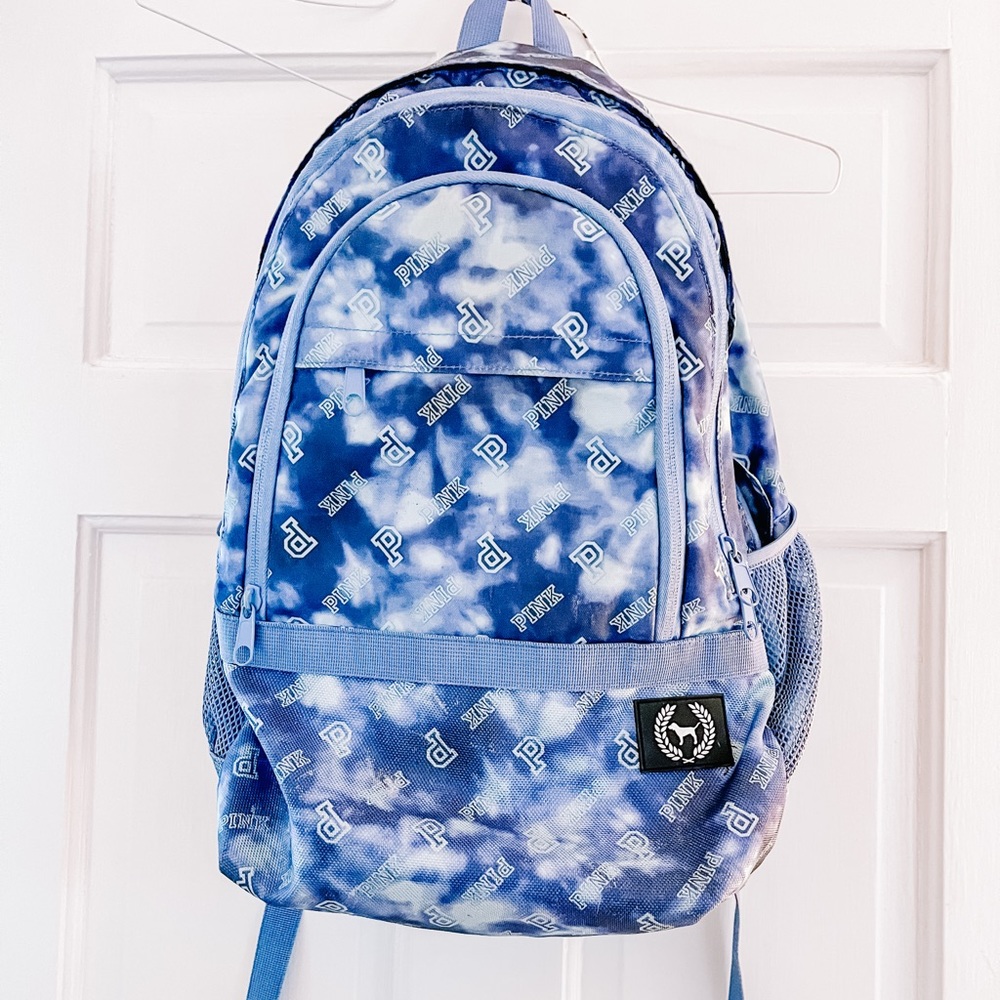 Victoria's Secret Pink Collegiate Backpack Tie Dye